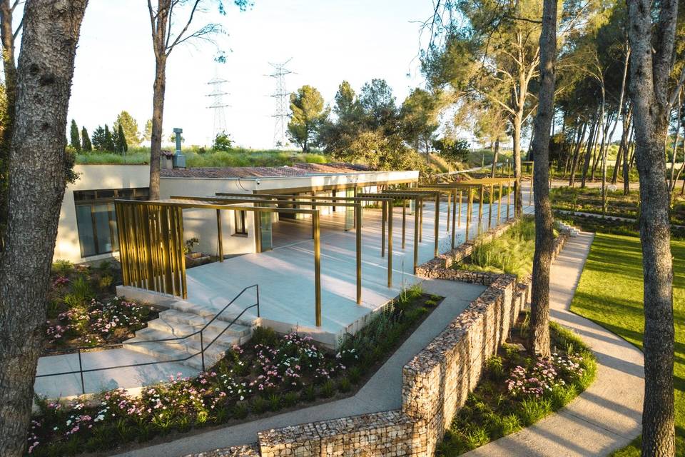 Terraza cubierta