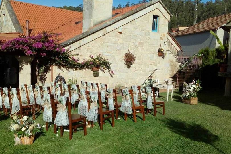 Ceremonia en el jardín