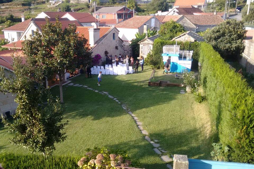 Boda en el jardín