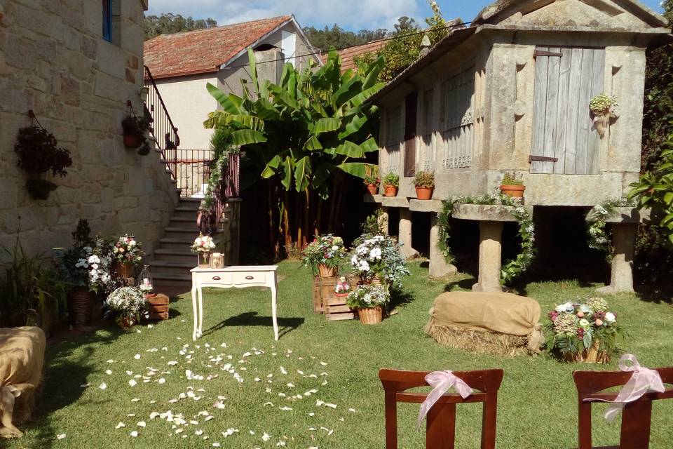 Boda en el jardín