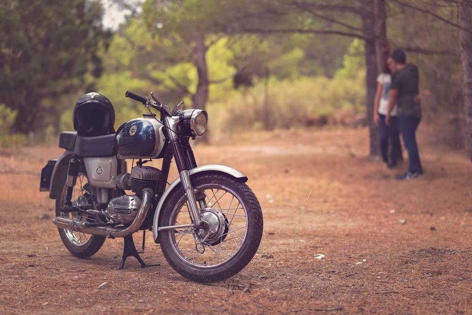 La moto, la única testigo