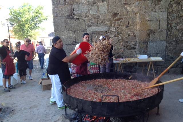 Preparación paella