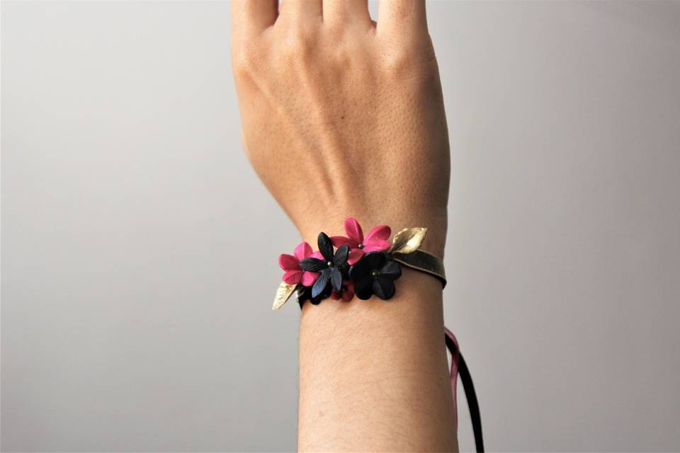 Pulsera de flores