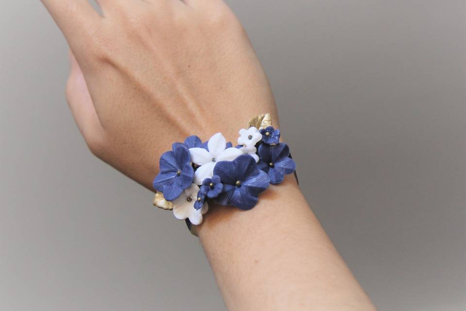 Pulsera de flores