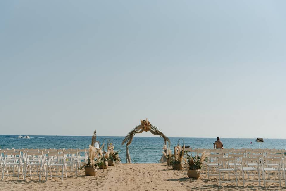 Boda en la playa