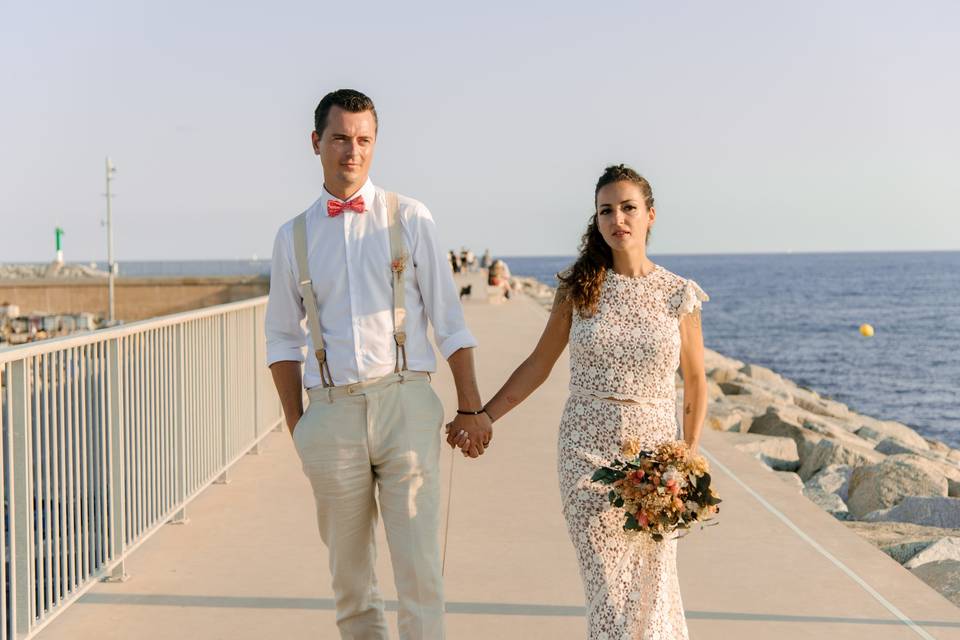 Una boda en el mar