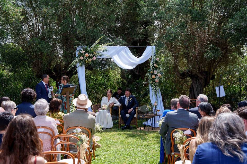 Boda jardín