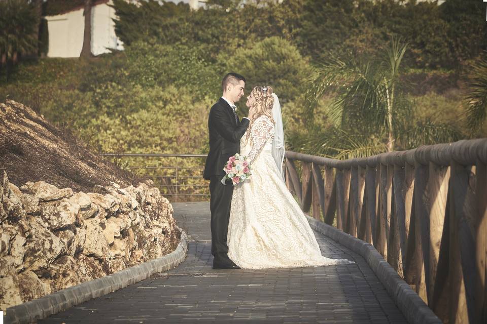 Novia tras la ceremonia