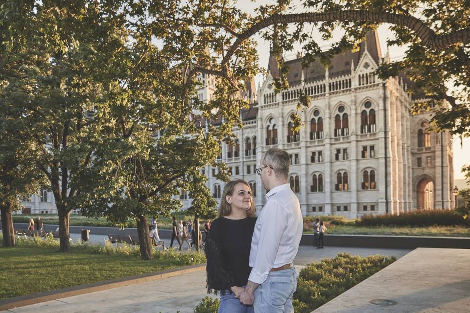 Preboda urbana en Budapest