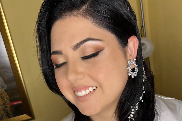 Maquillaje y peinado novia
