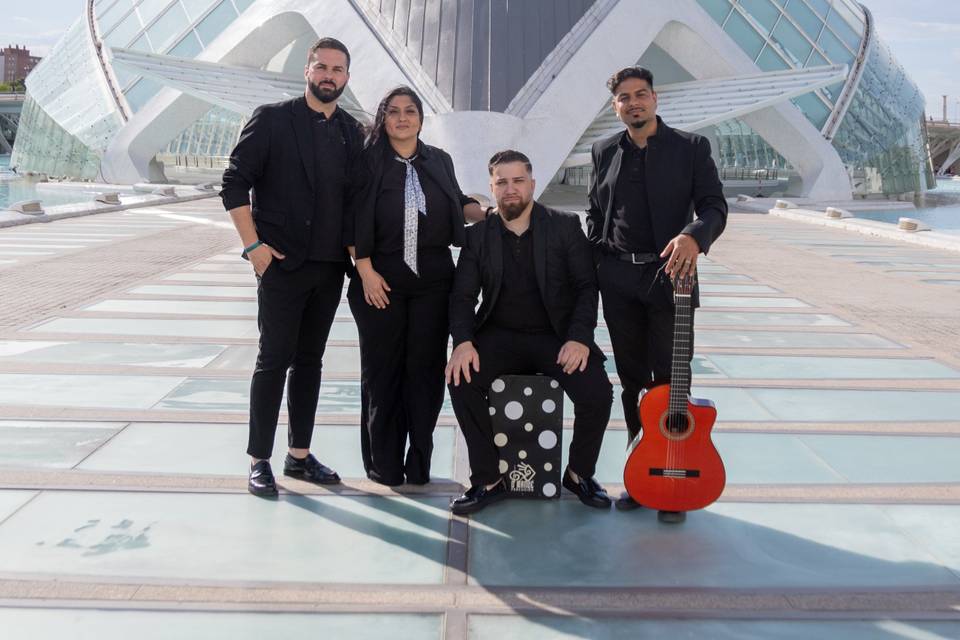 Grupo flamenco Jarité