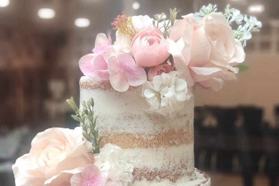 Tarta de boda de Ángel y Pilar