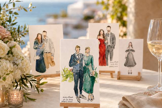 Retratos de invitados