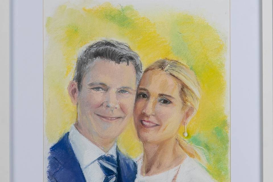 Retrato de los novios