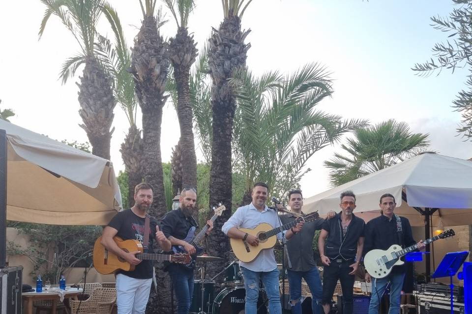 El grupo al completo en Aniver