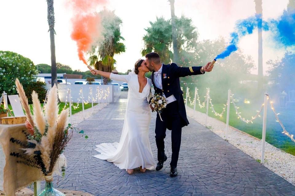 Un beso entre colores