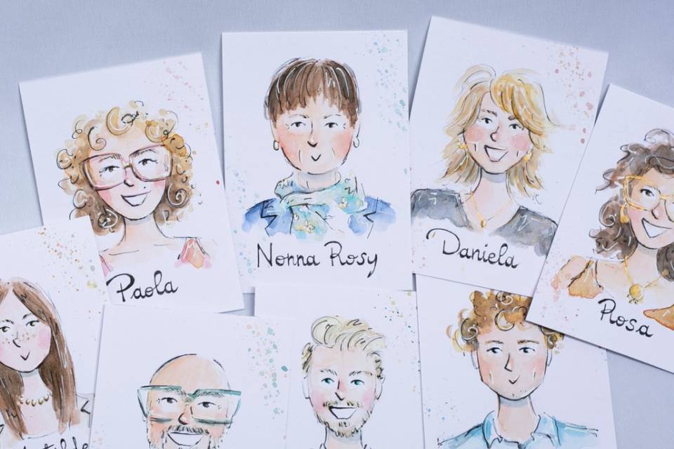Retratos de invitados