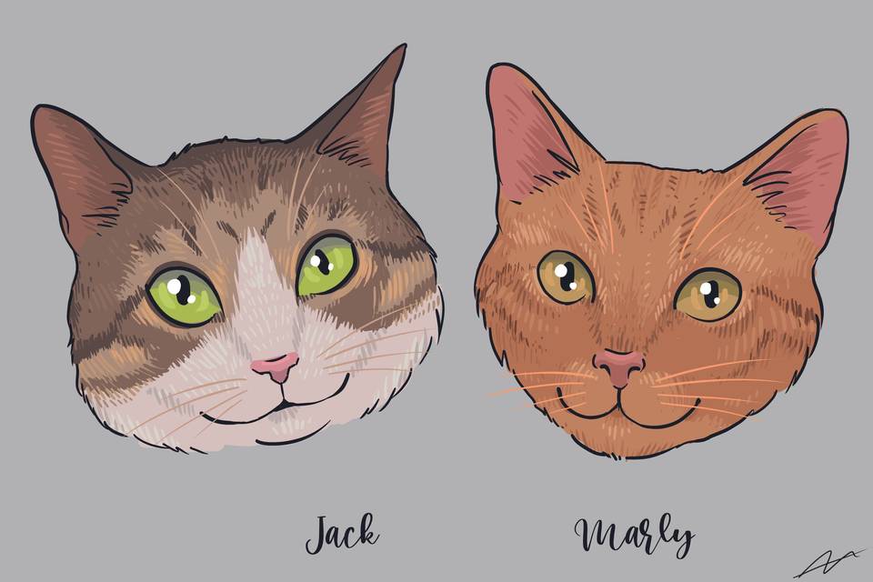 Retrato de mascotas