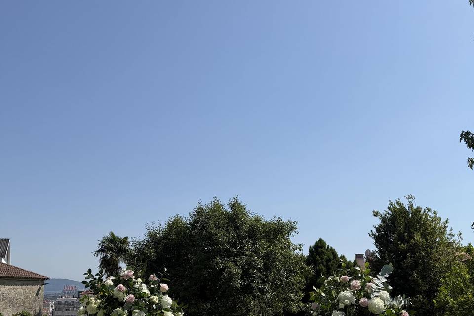 Ceremonia en el exterior
