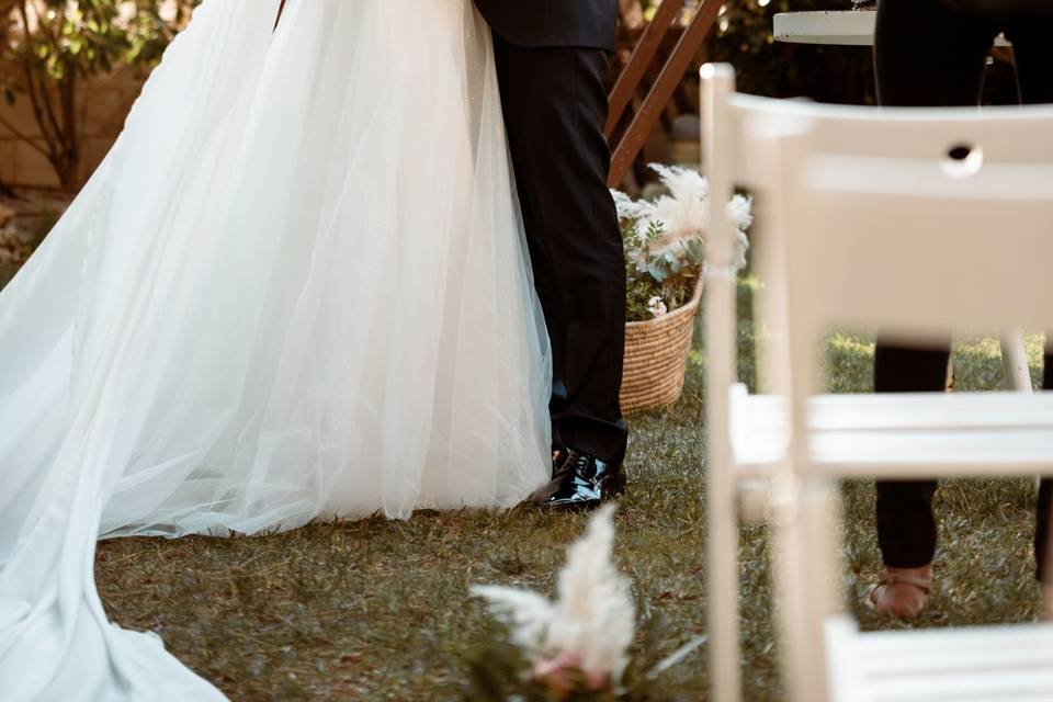 Detrás de cámara,  Boda A&A