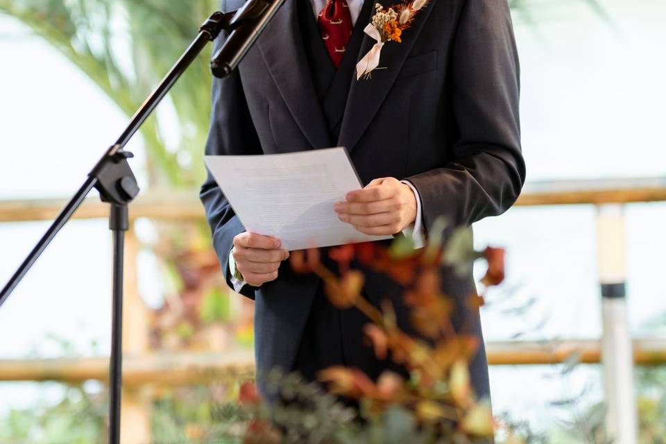 Discurso del novio