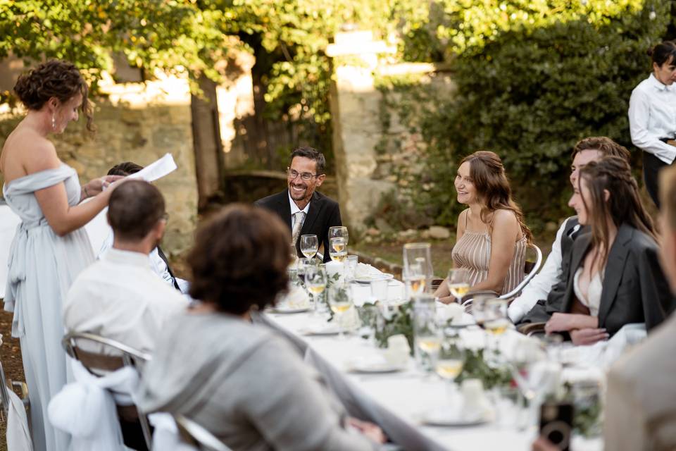 Discurso, día de boda