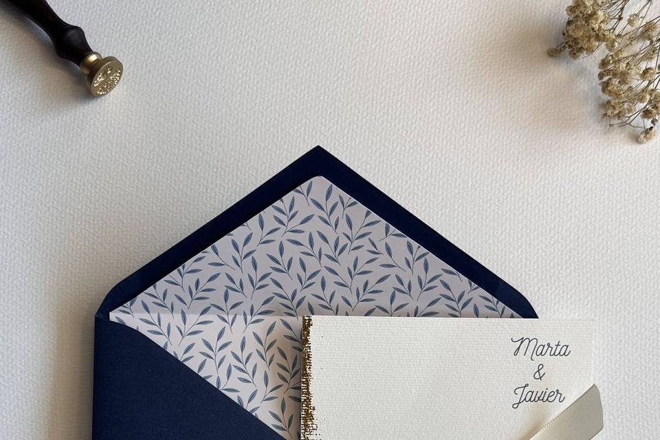 Invitación de boda adeline