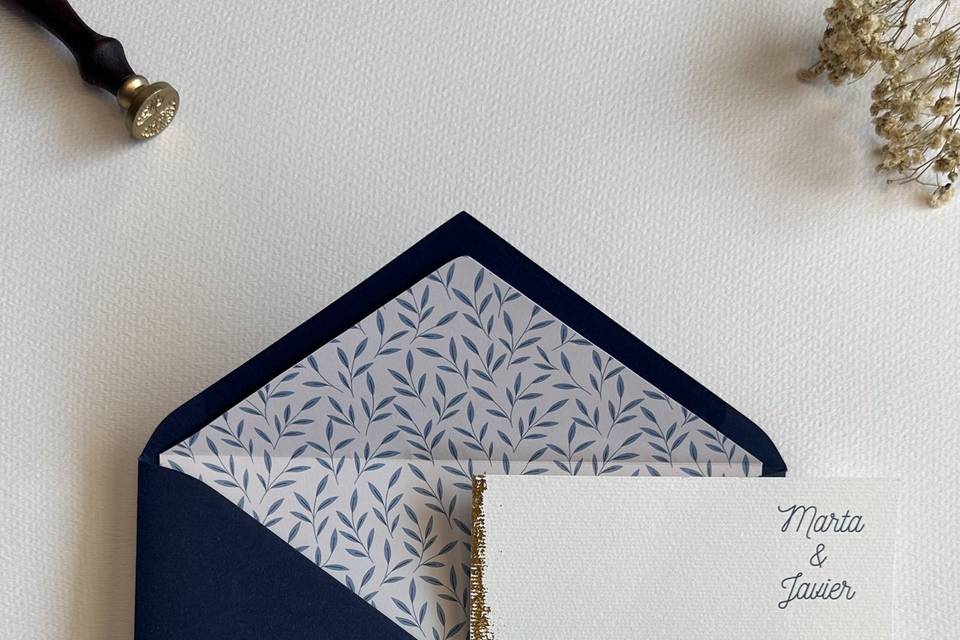 Invitación de boda adeline