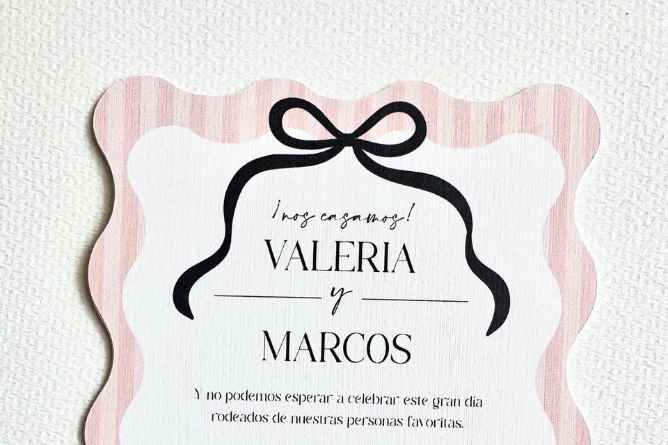 Invitación de boda - Paris