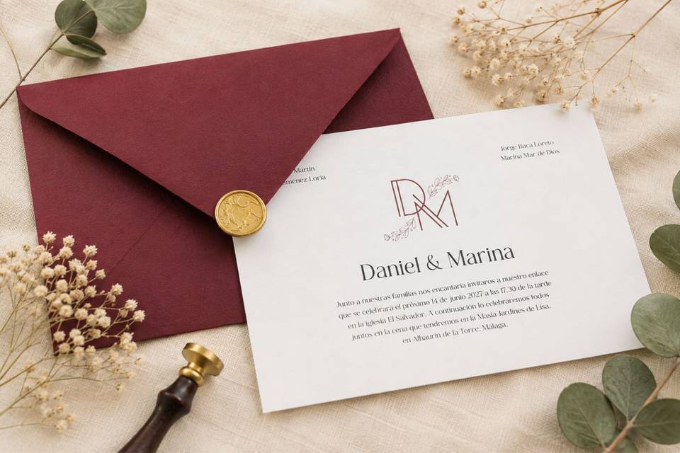Invitación de boda - AURA