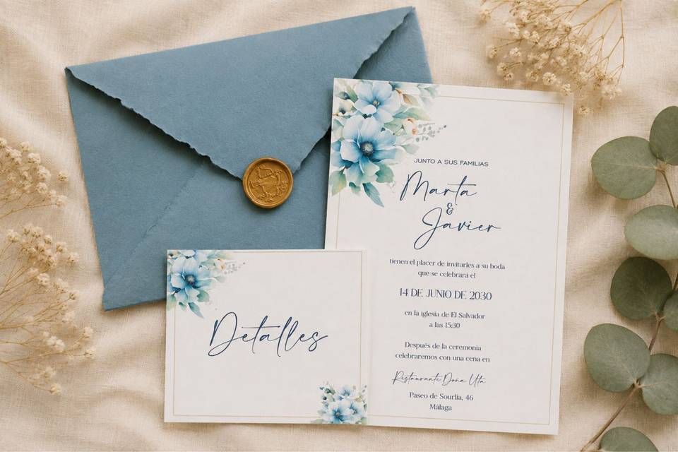 Invitación de boda - CELESTE