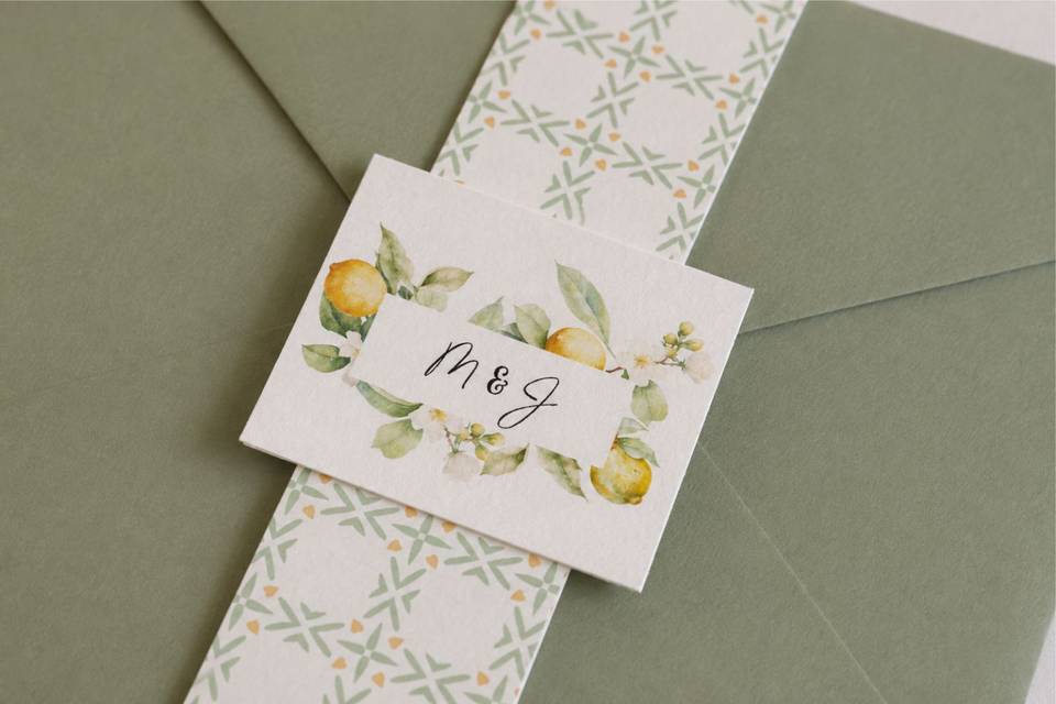 Invitación de boda - SICILIA