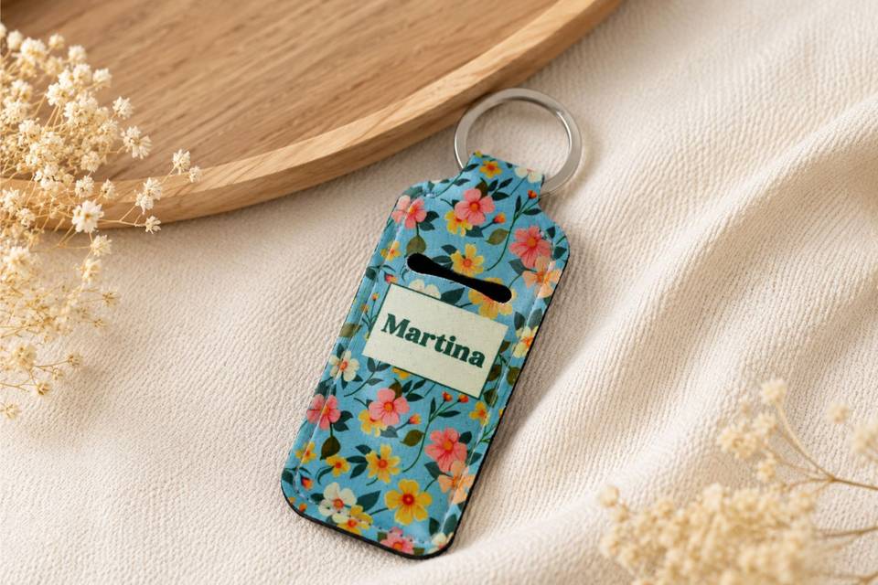 Portalabial - FLORAL AZUL