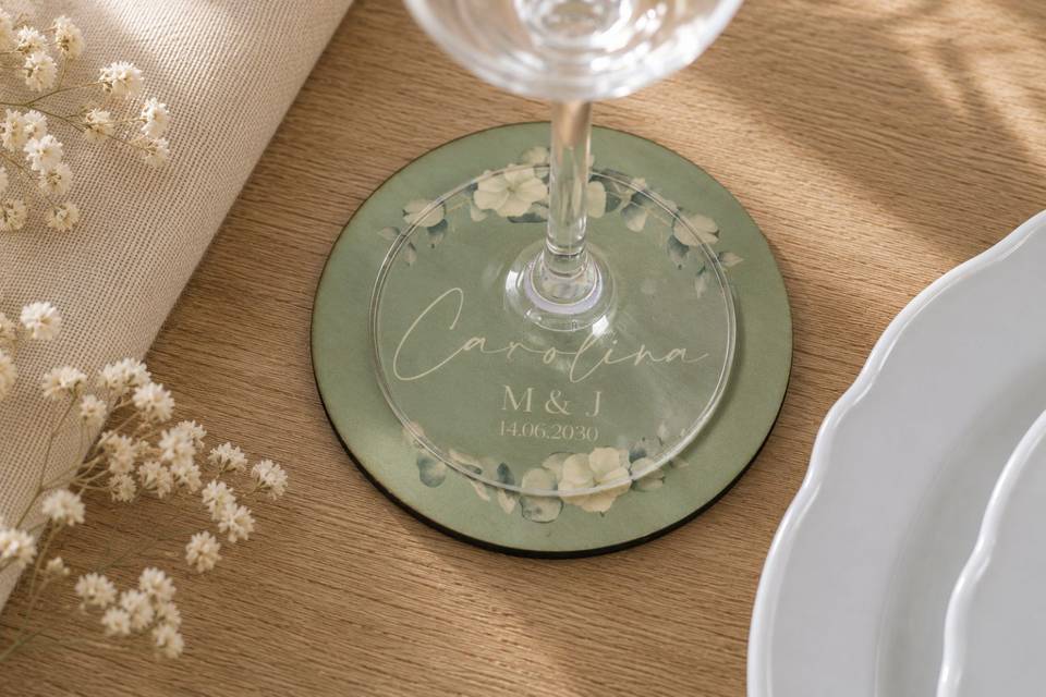Posavasos - EUCALIPTO VERDE
