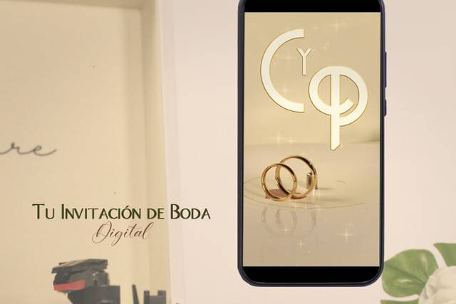 Invitación digital Vintage