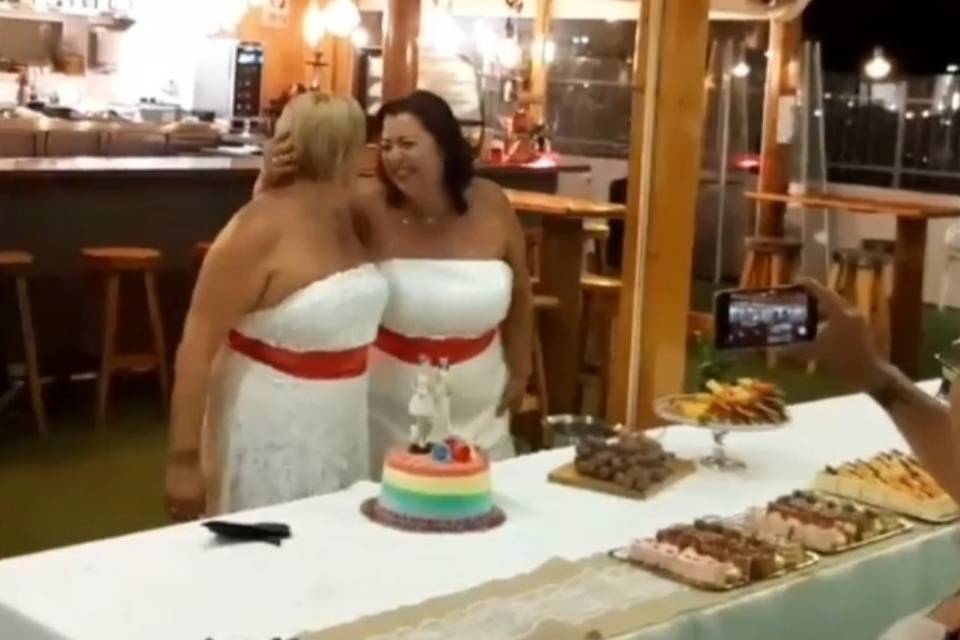 Corte de tarta