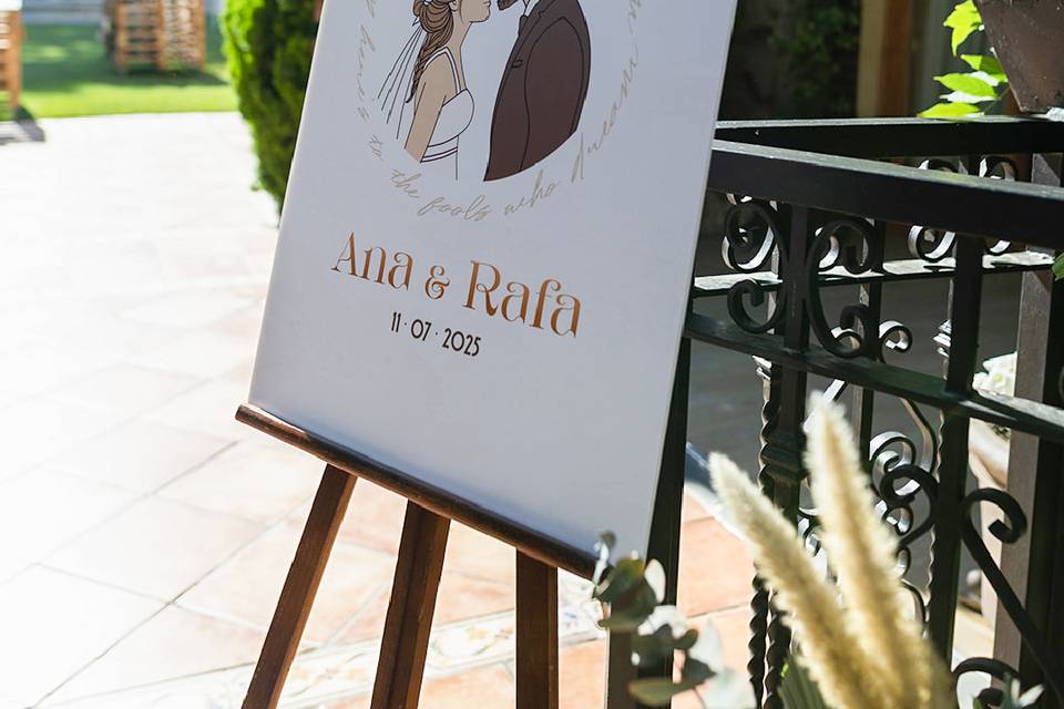 Cartel de Boda