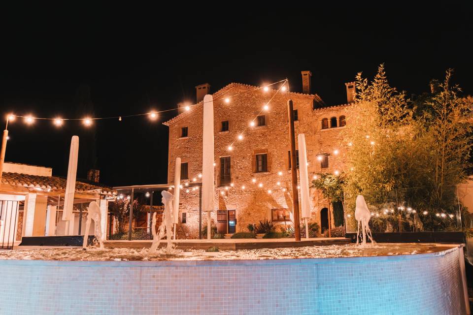 Zona exterior noche