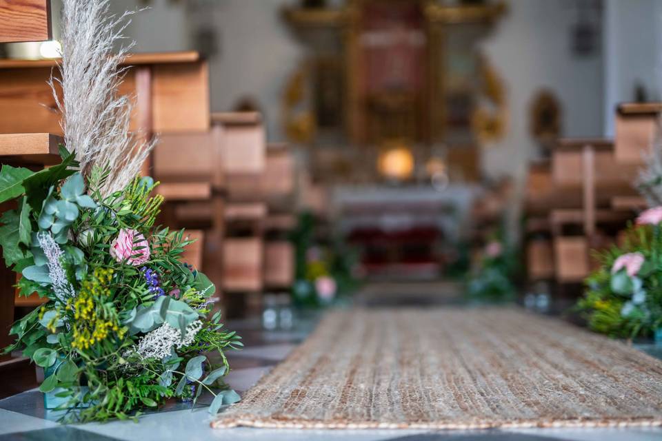 Decoración en iglesia