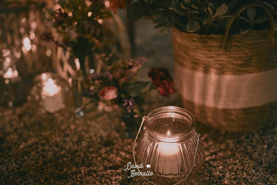 Boda con velas