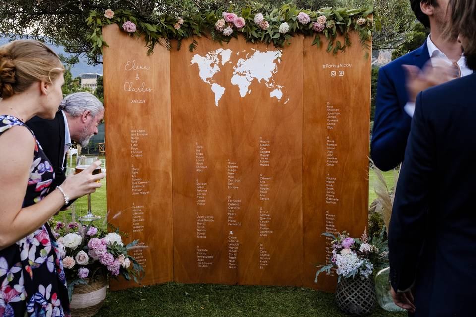 Seating plan viajero