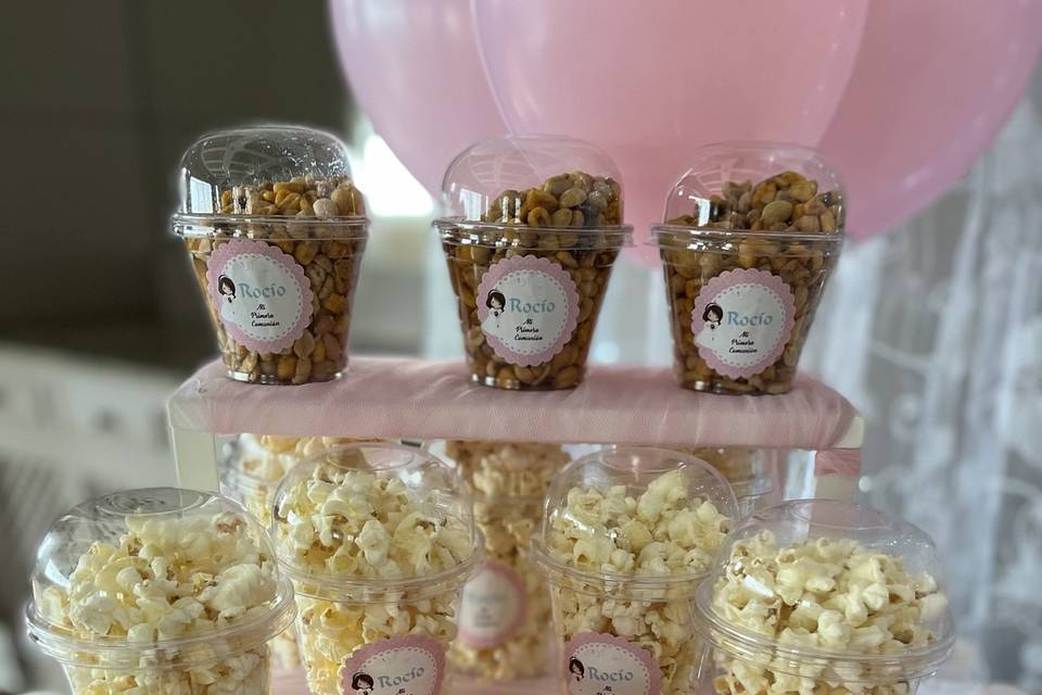 Palomitas para candy bar