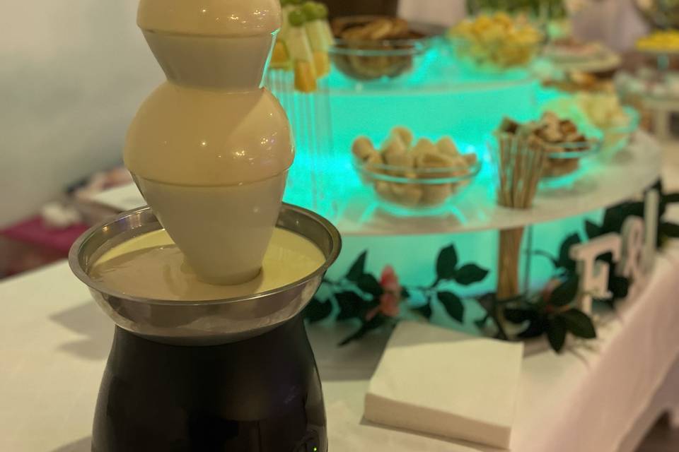Fuente de chocolate para bodas