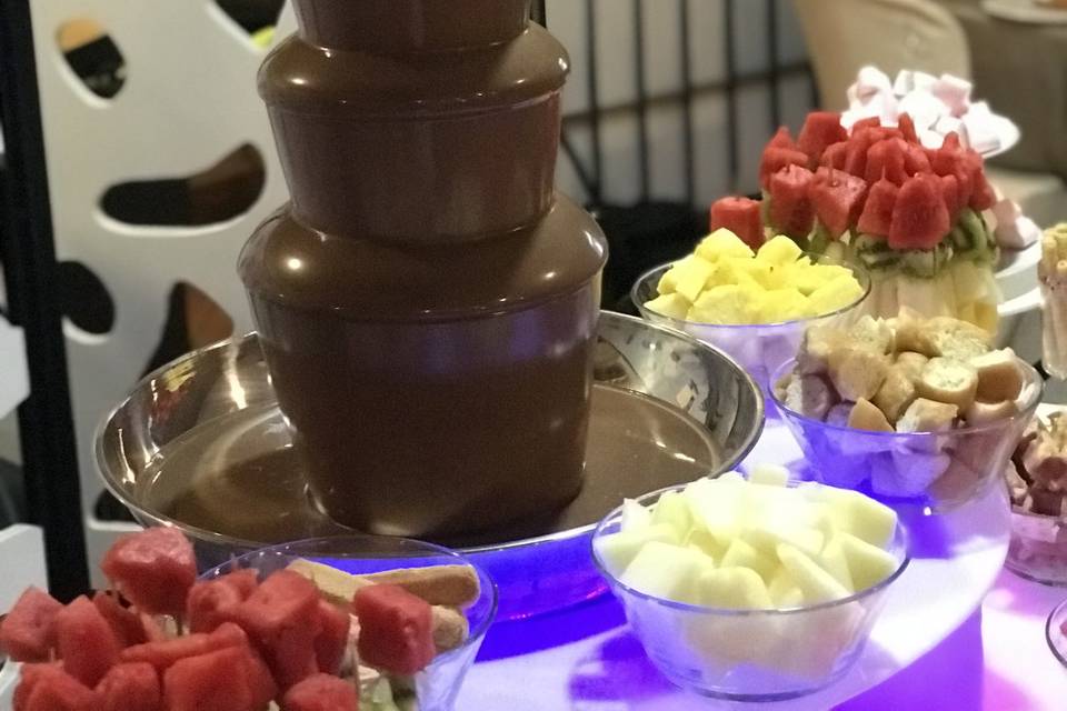 Fuente de chocolate