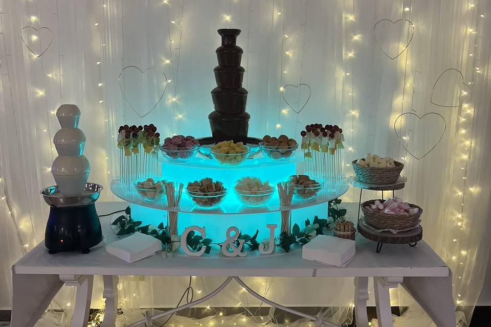 Boda con chocolate