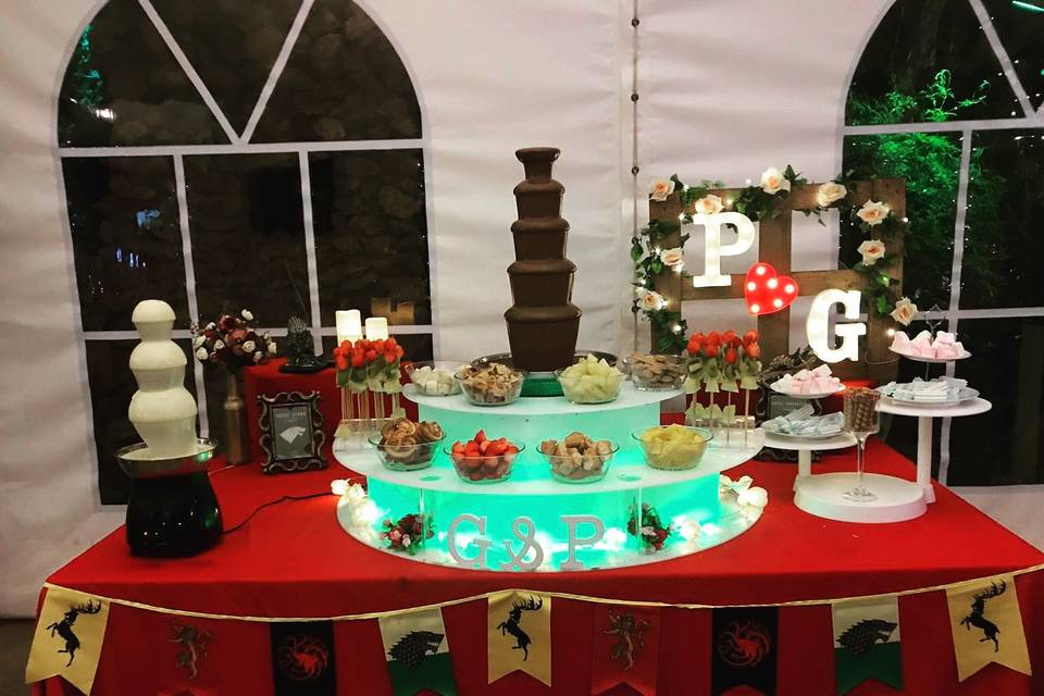 Fuente de chocolate