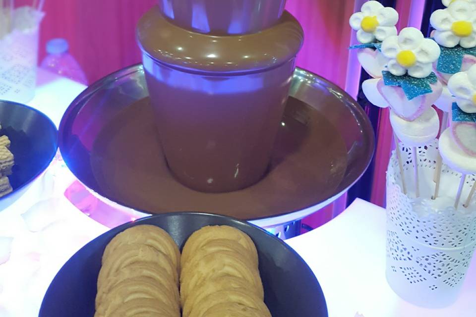 Fuente de chocolate