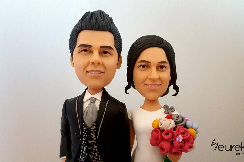 Figura novios personalizada