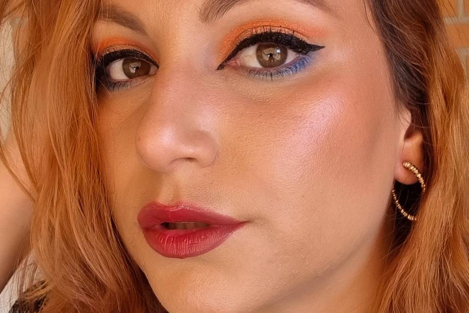 Maquillaje naranja