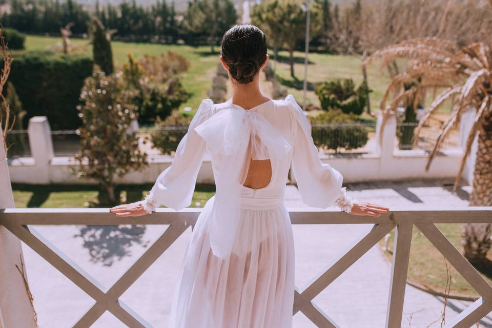 Detalles del vestido de novia